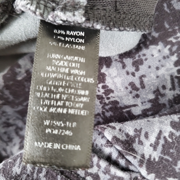 Betabrand Leggings Women's M Black And Gray - Picture 10 of 11